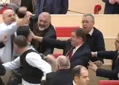 Грузинські депутати кидаються кулаками в парламенті