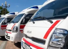 Чотири медзаклади Чернігівщини отримали авто швидкої допомоги від уряду Кореї