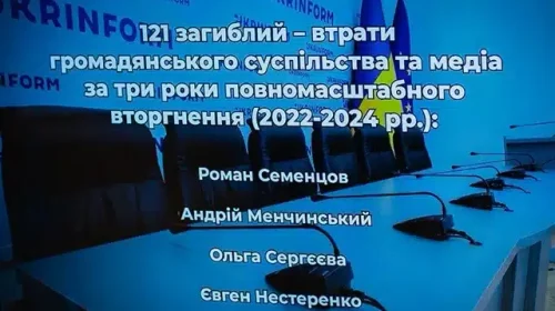 Звіт-меморіал про втрати громадянського суспільства та медіа презентували в Україні